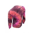 thumbnail image 2 of Victoria's Secret Pink Campus Long Sleeve Tee Crew Neck Size Large Color Tie Dye Nwt, 2 of 4