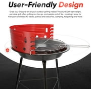 GasOne Portable Charcoal Grills - Portable Grill for BBQ - 14D x 18H