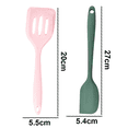 thumbnail image 2 of Juego de mini utensilios de cocina de 2 piezas: utensilios de cocina de silicona con espátulas, 2 of 5