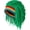 green, variant on Wig Hat Knitted Wigs Beanie Hats with Dreadlocks Reggae Wig Cap for Women Men