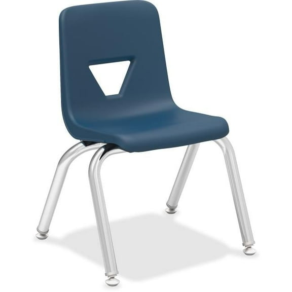 12 in. Seat, Stacking Student Chair - Blue