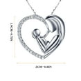 thumbnail image 2 of Jewelry VerPetridure Ladies Creative Mother And Love Pendant Necklace, 2 of 7