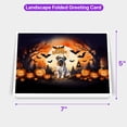 thumbnail image 5 of Mummy Mastiff Happy Halloween with Pumpkins Bats Spooky Fun 7x5in Folded Greeting Card Mastiffs Dog Lover Gifts Idea Single Note Card with Envelope - 00019, 5 of 5