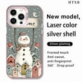 thumbnail image 4 of A bunch of houses and snowmen Phone case for iPhone 17 to 11 Pro Max Plus, 4 of 6