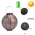 thumbnail image 2 of LED F5 Straw Hat Lamp Beads Solar Light Control Automatic Induction Garden Decoration Lamp Outdoor Waterproof Garden Retro Iron Lamp Battery Capacity 600MAH 0.06W Warm White Solar Panel 2V 40ma Handle, 2 of 7
