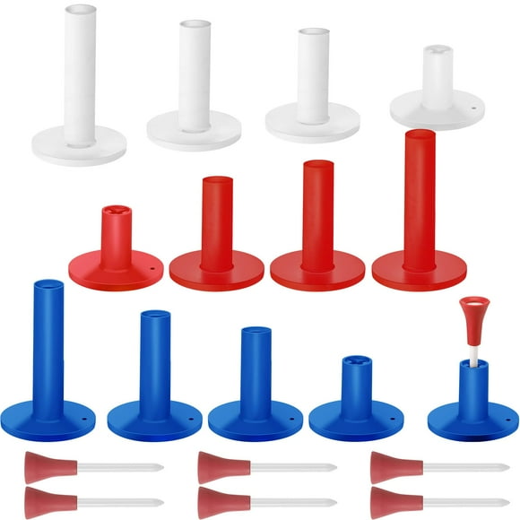 Juego de camisetas de campo de golf Skylety Rubber para alfombrillas de campo, 12 piezas