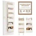 thumbnail image 1 of Organizador de puerta GRANNY SAYS con 6 estantes desmontables, color beige, 1 of 9