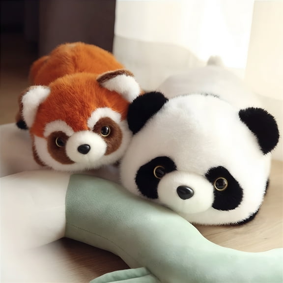 BESTSKY Plush toy Imitation Giant Panda Red Panda Stuffed Animal Birthday Present