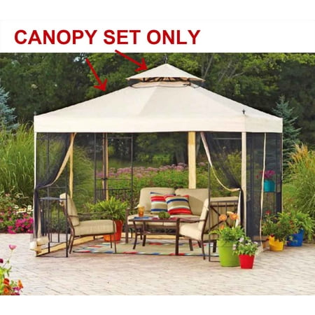 Sunjoy Replacement Canopy set for L-GZ414PST Athena gazebo