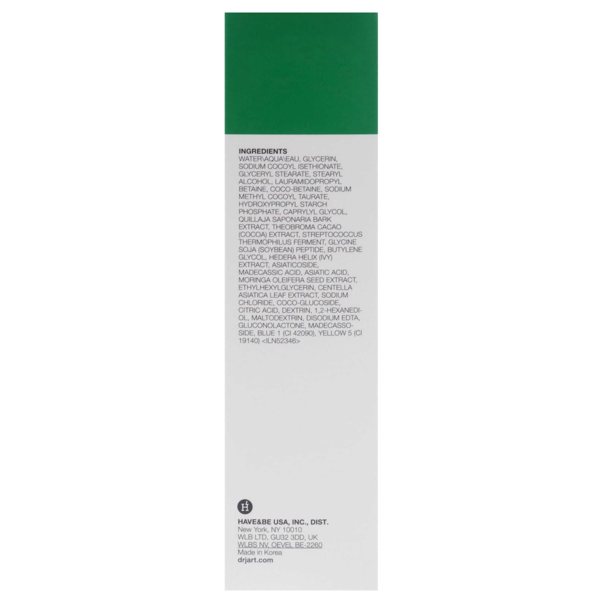 Cicapair Foaming Cleanser by Dr. Jart+ for Unisex - 3.38 oz Cleanser