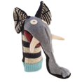thumbnail image 1 of Marioneta de mano Cate & Levi Premium con diseño de elefante de lana recuperada, 1 of 8