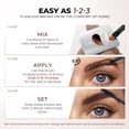 thumbnail image 2 of SACE LADY 3D Eyebrow Tint Kit for Natural Looking Brows, Waterproof Smudge Proof Eyebrow Tint for Sparse Thin Brows, Long Lasting Brow Mascara Makeup(02), 2 of 8