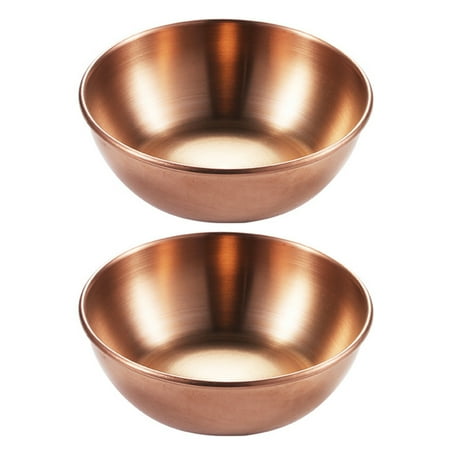 

2pcs Appetizer Serving Tray Simple Sauce Dishes Miniature Spice Dish Plate