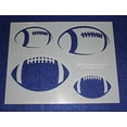 thumbnail image 2 of Football Stencils Mylar 3 Pieces of 14 Mil 8" X 10" - Painting /Crafts/ Templates, 2 of 7