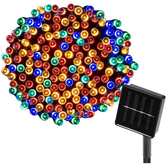 12m 100 LED Solar String Lights for Garden Decoration, Waterproof IP44, for Garden, Patio and Fence (Multicolor)