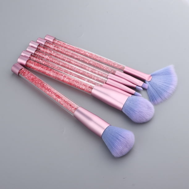 de es de Maquillaje profesion de 7 Piezas, de de Acrílico para Delineador de Ojos, de Ojos, Resaltador - Blaze Orange Macarena Pincel en polvo para maquillaje