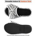 thumbnail image 6 of Women's Memory Foam Open Toe Slide Slippers with Adjustable Strap and Cozy Terry Lining, 6 of 6