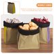 thumbnail image 4 of Bolsa de lino Bolsa de vegetales reutilizables bolsas de vegetales de lino, 4 of 7