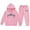 Pink, variant on DGMIOCS Girls Clothes Toddler Sweatshirts 2 Piece Top & Pants Kids Long Sleeve Fall Pullover and Joggers School Outfits Sets Light Blue 110