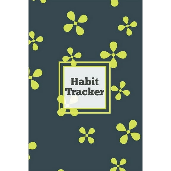 Habit Tracker: Daily & Monthly Track Your Habits Grid Planner, Undated Calendar Month, Journal, Notebook, Book, (Paperback)