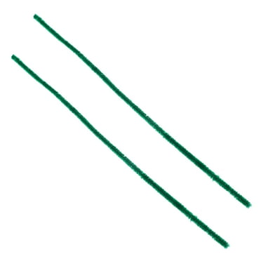 DRAFIDEEP 200pcs Twisted Chenille Stems Green Flexible Pipe Cleaner Crafts for Animals