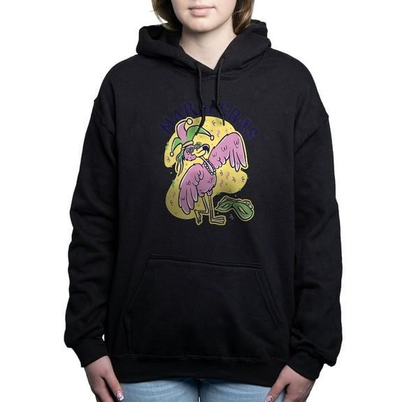 CafePress - Mardi Gras Flamingo Sweatshirt - Pullover Hoodie, Classic & Comfortable Hooded Sweatshirt