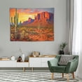 thumbnail image 2 of ONETECH threetothree Tapestry Sunset Desert Mountains Arizona USA Hanging Tapestries Wall Hanging Decor for Bedroom Livingroom Dorm, 2 of 7