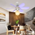 thumbnail image 1 of Ventilador de techo Lámpara LED Base E27 Bombilla LED de 52 cm Ventilador de techo Luz de ventilador de techo interior, 1 of 8