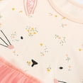 thumbnail image 4 of Bnwani Girls Skirts Kid Girls Short Sleeve Sun Dress Flowers Dresses Cute Pink Dresses 3T, 4 of 5