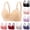 Complexion, variant on Womens Bra No Underwire Support Full Coverage Push Up Soft TShirts Comfortable Bralette Breathable Striped Everyday Bras Light Purple L