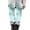 Light Blue#23, variant on Christmas Pajama Pants Women Santa Claus Print Elastic Waist Soft Comfy Pj Pants Ankle Length Christmas Day Leggings Beige XL