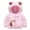 Pink, variant on WOYY Toddler Boys Cute Capybara Down Coat Lightweight Hooded Puffer Jacket, Sizes 2-3T