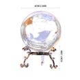 thumbnail image 3 of Bdday Engraved Decorative Crystal Sphere With Metal Base Astronomic Glass Ornament, 3 of 6