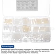 thumbnail image 3 of 260 Pack M3 Male Female Hex Brass Standoff Screw Nut Assortment Kit for PCB Motherboard Electronics,White, 3 of 3
