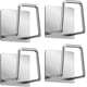 thumbnail image 1 of Soporte para esponja - Gancho para esponja para platos de acero inoxidable 304, adhesivo - Accesorios para fregadero - Gancho adhesivo, almacenamiento para baño de cocina (4 piezas, plateado) -, 1 of 5