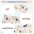 thumbnail image 4 of Dailycode Cotton Pajama Set Snug Fit Long Sleeve Top and Pants for 18M-8Y Cute Baby Cow, 4 of 7