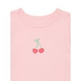 thumbnail image 2 of Wonder Nation Baby Girl Short Sleeve Bodysuit, Sizes 0-24 Months, 2 of 3