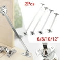 thumbnail image 3 of 2PCS Armoire Armoire Porte Rabat Rester Charnière Bas Couvercle Bas Support Coulissant Rail, 3 of 5