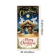 thumbnail image 3 of Seyotauo Christmas Door Cover Decoration Santa Claus Front Door Cover Xmas Hanging Banner Santa Background for Home Holiday Christmas Decoration, 3 of 6