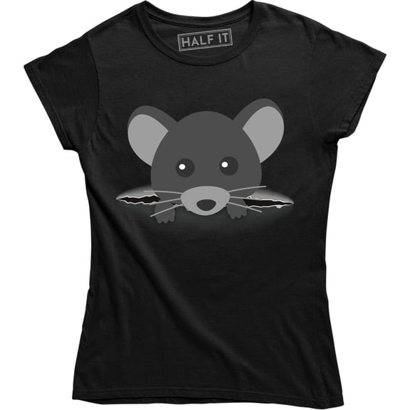 Funny Cute Mouse Head Mice Rat Rats lover Women's T-Shirt