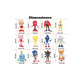 thumbnail image 2 of Sonic Tails Knuckles Eggman Amy Rose Figuras Juego 12 pcs multicolor, 2 of 4