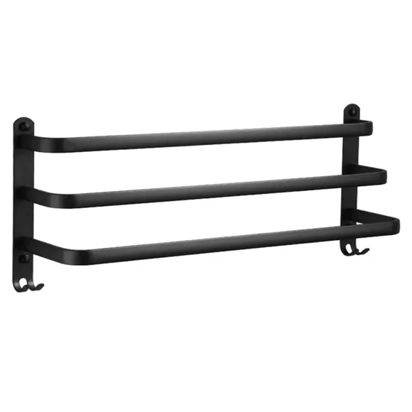 Innovative Foldable Towel Holder, Space Aluminum Three-tier Stepped Ladder Design For Efficient Storage, Rust-resistant Finish Ideal For Bathroom And Shower Cubicle (Dimensions: 40Cm)