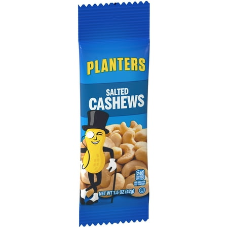 Planters Salted Cashews, 1.5 oz Bag