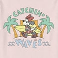 thumbnail image 2 of Toddler's Minnie Mouse Catchin' Waves  Graphic Tee Light Pink 5T, 2 of 3