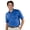 Slate Blue/Ivory, variant on Monterey Club Men's Torrey Stripe Texture Golf Polo Shirt #1637