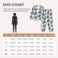 thumbnail image 5 of Uemuo Watercolor Sunflower Pattern Womens Pajama Sets,PJ Set for Women,Pajamas for Women Logo,Long Sleeve Pajama Set for Women,Soft Long Sleeve Top With Pants-, 5 of 9