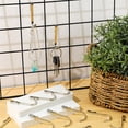 thumbnail image 6 of NOGIS 20 Pcs Snap On Hooks Wire Rack Hook Stainless Steel J Shaped Hooks Hanger Clip-on Hooks Hanging Sink Grid J Hook for Kitchen, Bedroom, Office, Wire Shelf (Silver), 6 of 7