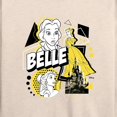 thumbnail image 3 of Disney Princess - Belle Pop  - Women's Lightweight French Terry Long Sleeve Shirt, 3 of 5