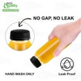 thumbnail image 3 of 8 oz Clear Round Plastic Juice Bottles with Caps BPA-Free, Leak Proof Disposable Drink Containers for Juicing, Tamper Proof, Smoothies, Shakes & Beverages Food-Grade Bulk Pack Juice Bars & Cafes(348), 3 of 6