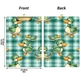 thumbnail image 3 of Plastic Clipboard Acrylic Hanging Clip Board with silver Low Profile Office School Supplies 12.5x9 Cute Ducks on Plaid, 3 of 9